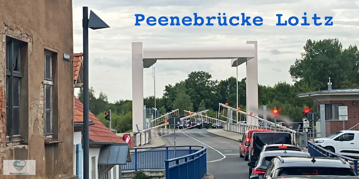 Hubbrücke: Peenebrücke Loitz in MV