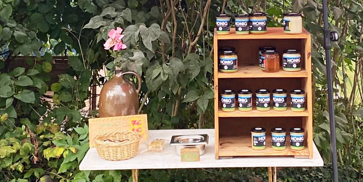 Regionale Produkte - Verkauf am Straßenrand