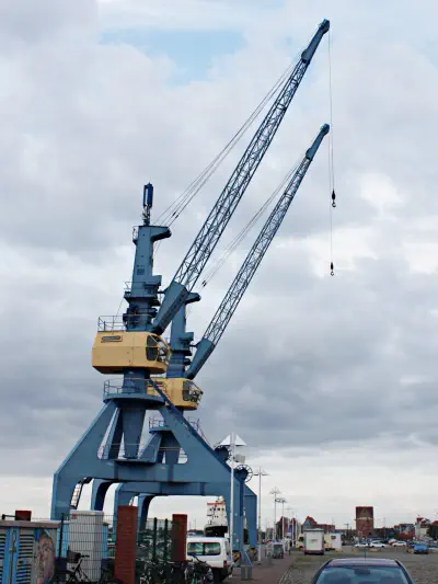 Rostock Hafen Kräne