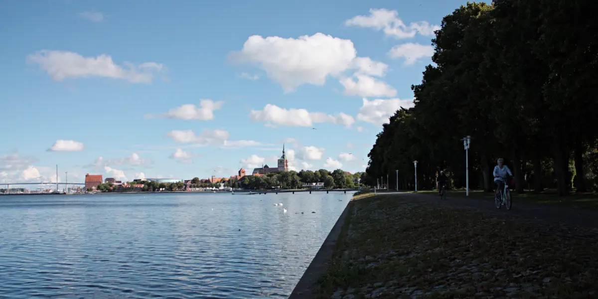 Panoramablick auf Stralsund